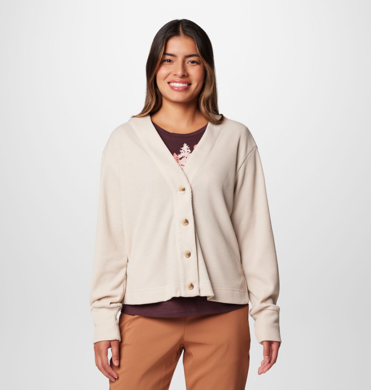 Women's Holly Hideaway™ Waffle Cardigan 1