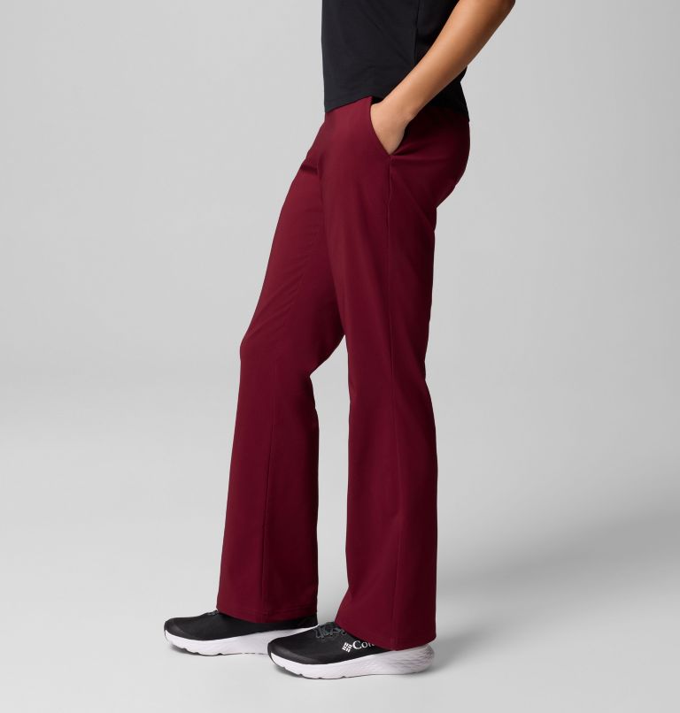 Women's All Seasons Bootcut Pants, Color: Rich Wine, image 4