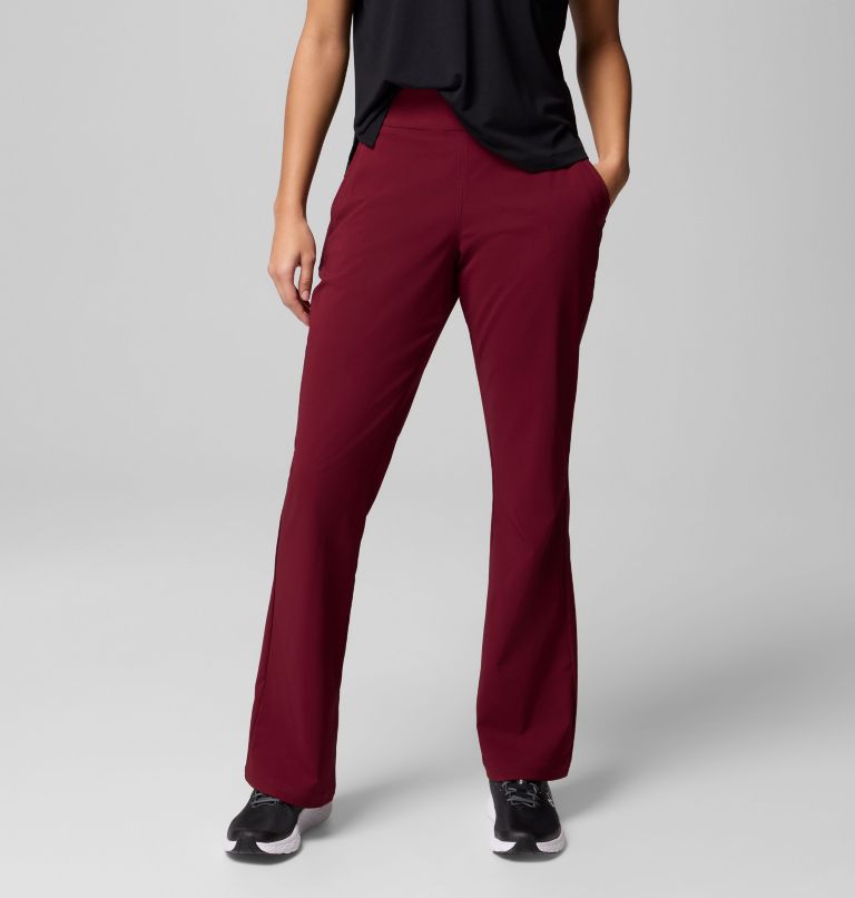 Women's All Seasons Bootcut Pants, Color: Rich Wine, image 1