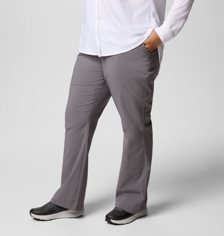 Women's All Seasons Bootcut Pants - Plus Size, Color: City Grey, image 3