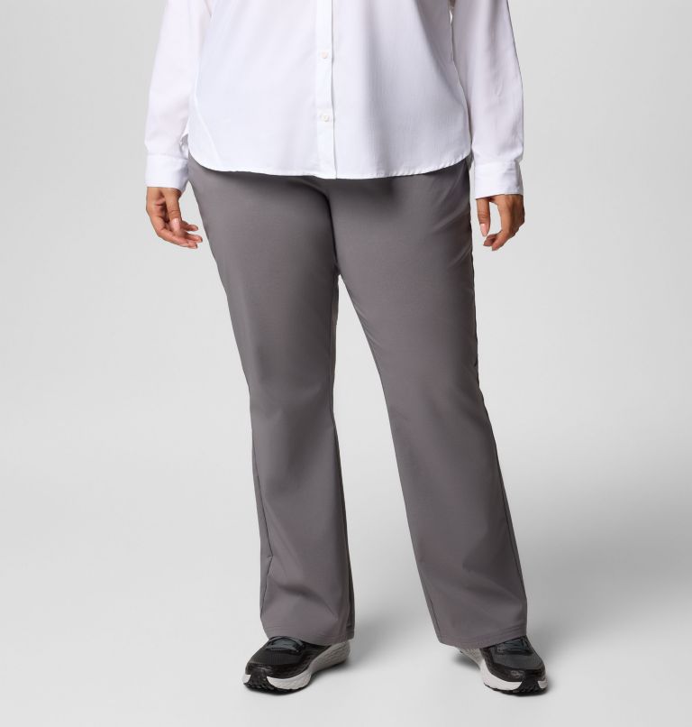 Women's All Seasons Bootcut Pants - Plus Size, Color: City Grey, image 1