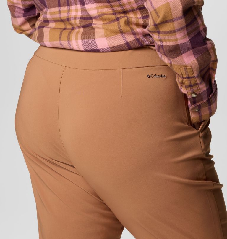 Women's All Seasons Bootcut Pants - Plus Size, Color: Camel Brown, image 6