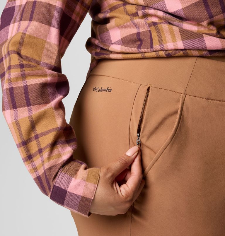 Women's All Seasons Bootcut Pants - Plus Size, Color: Camel Brown, image 7