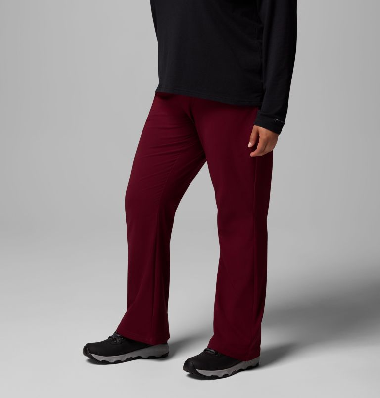 Women's All Seasons Bootcut Pants - Plus Size, Color: Rich Wine, image 4