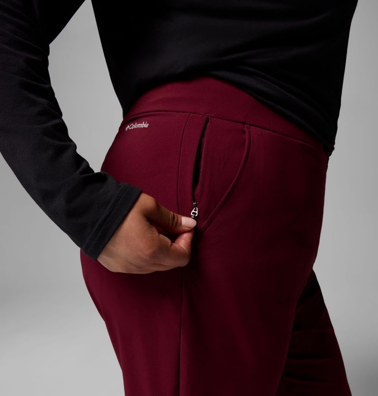 Women's All Seasons Bootcut Pants - Plus Size, Color: Rich Wine, image 6