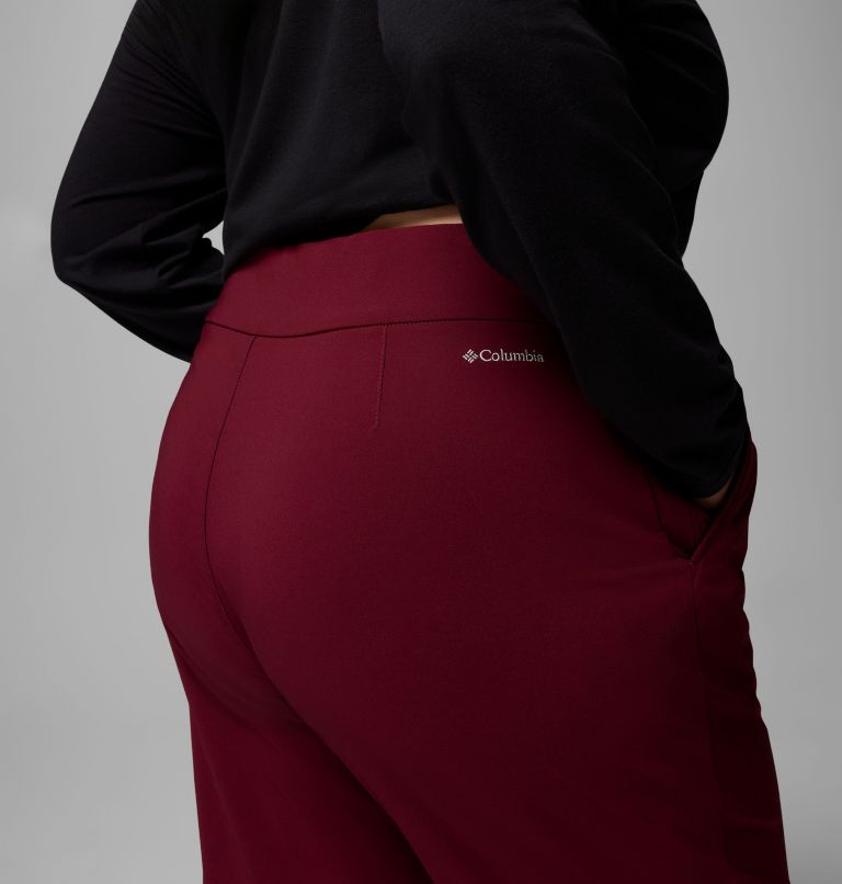 Women's All Seasons Bootcut Pants - Plus Size, Color: Rich Wine, image 7