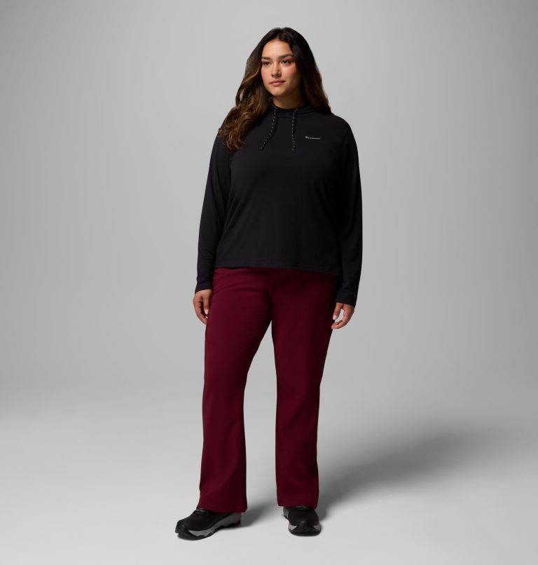 Women's All Seasons Bootcut Pants - Plus Size, Color: Rich Wine, image 2