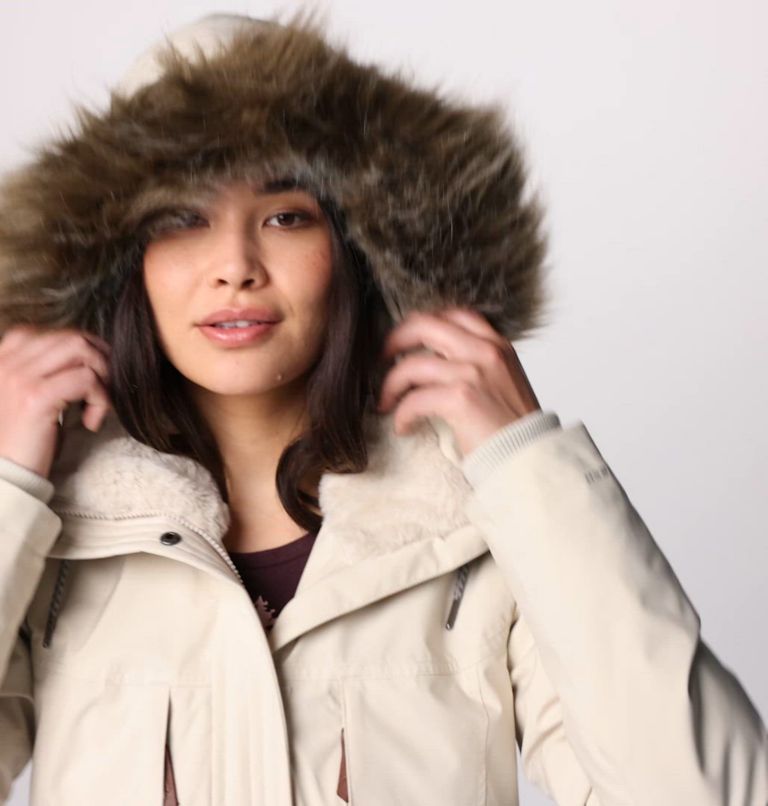 Parka impermeable Payton Pass II para mujer, Color: Dark Stone