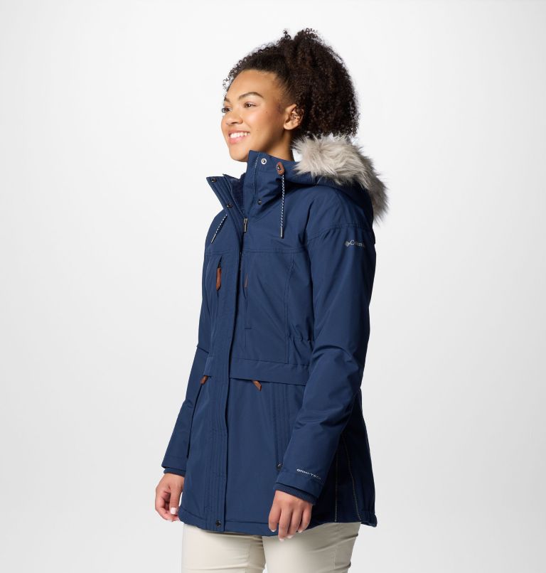 Women's Payton Pass II Waterproof Parka, Color: Collegiate Navy, image 4