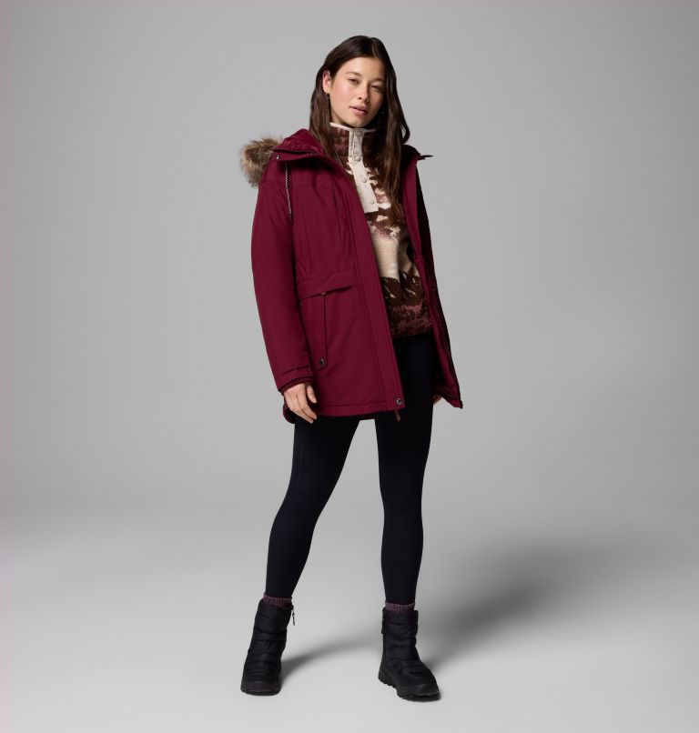 Manteau isolé Payton Pass II pour femmes, Color: Rich Wine, image 2