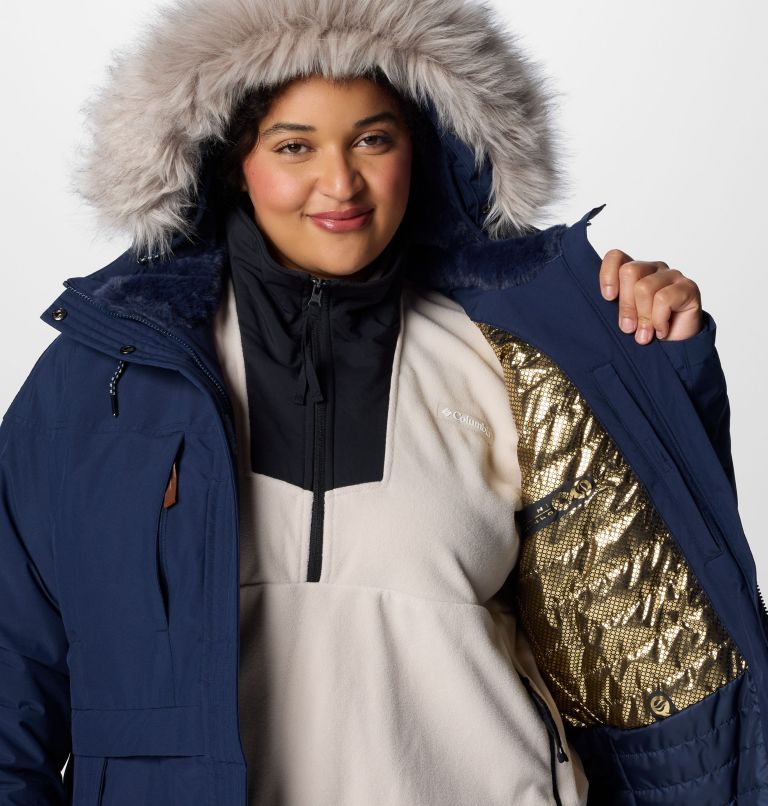 Women's Payton Pass II Insulated Jacket - Plus Size, Color: Collegiate Navy, image 6