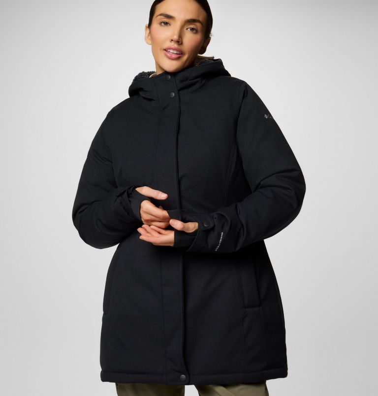 Women's Alameda Ridge Insulated Parka, Color: Black, image 7