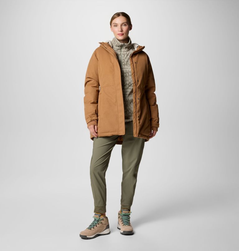 Women's Alameda Ridge Insulated Parka, Color: Camel Brown, image 3