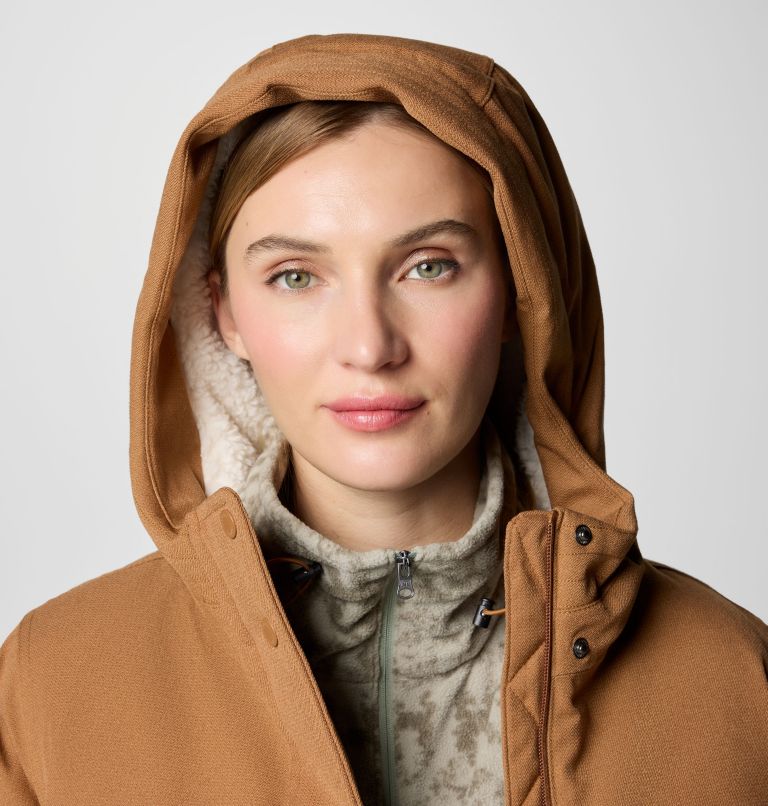 Women's Alameda Ridge Insulated Parka, Color: Camel Brown, image 5