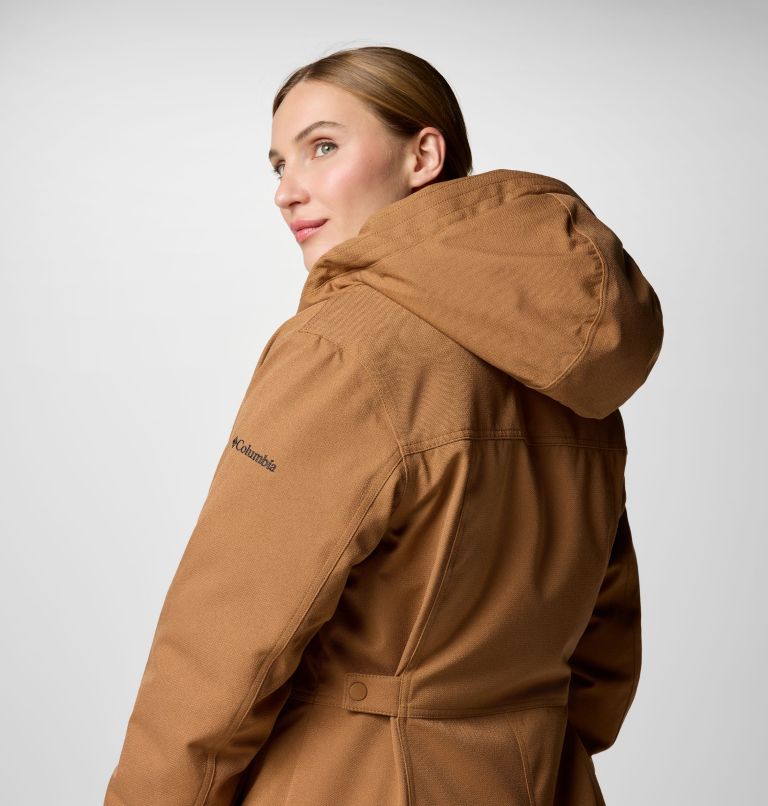 Women's Alameda Ridge Insulated Parka, Color: Camel Brown, image 7