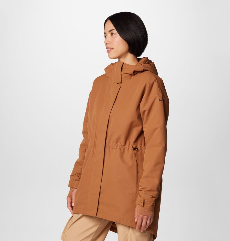 Veste Isolée Imperméable Venture Days Femme, Color: Camel Brown, image 4