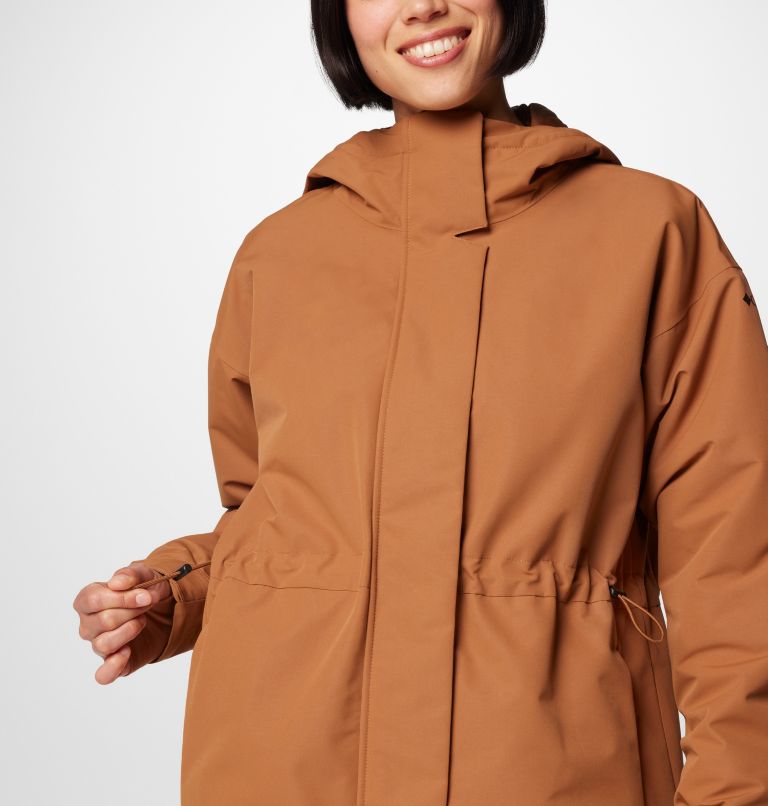 Veste Isolée Imperméable Venture Days Femme, Color: Camel Brown, image 6