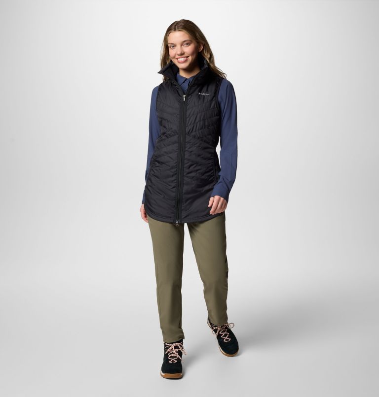 Gilet long sans manches Mix It Around II pour femmes, Color: Black, image 7