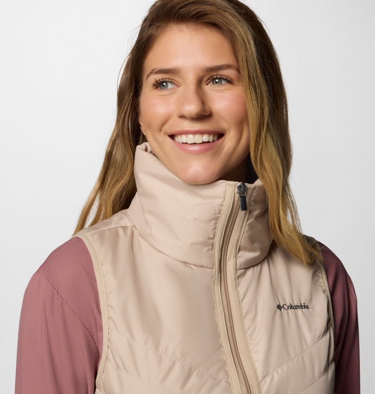 Women's Mix It Around Long Vest II, Color: Ancient Fossil, image 4