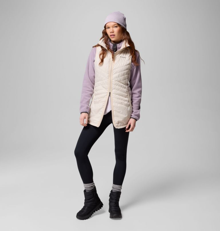 Women's Mix It Around Long Vest II, Color: Dark Stone, image 2