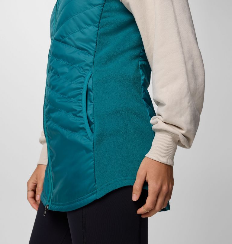 Women's Mix It Around Long Vest II, Color: River Blue, image 5