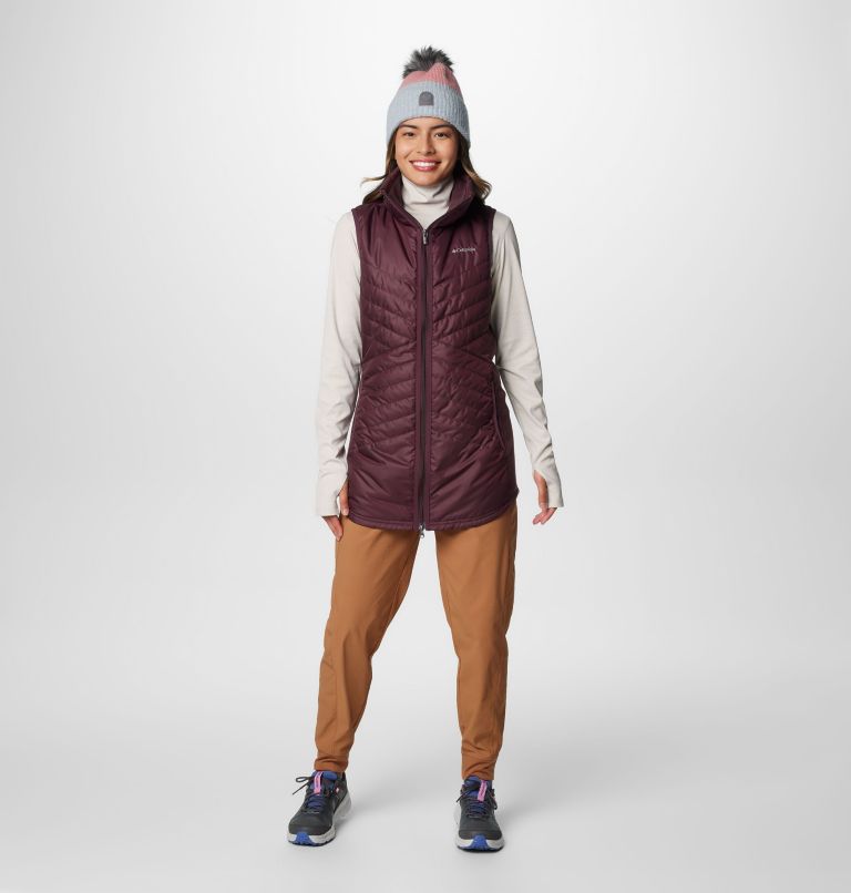 Women's Mix It Around Long Vest II, Color: Moonvista, image 3