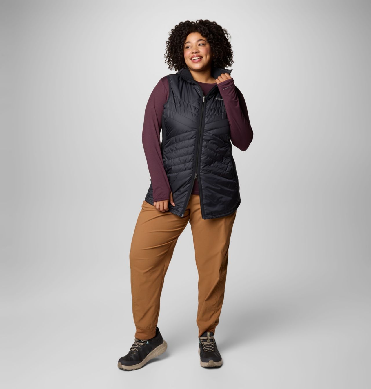 Women's Mix It Around™ Long Vest II - Plus Size | 010 | 2X 3