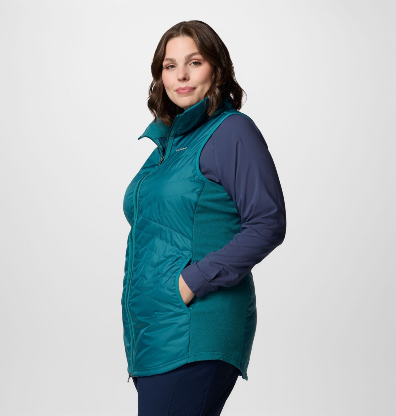 Women's Mix It Around™ Long Vest II - Plus Size | 364 | 2X 3