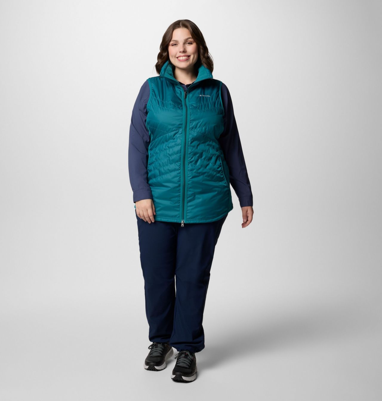 Women's Mix It Around™ Long Vest II - Plus Size | 364 | 2X 5