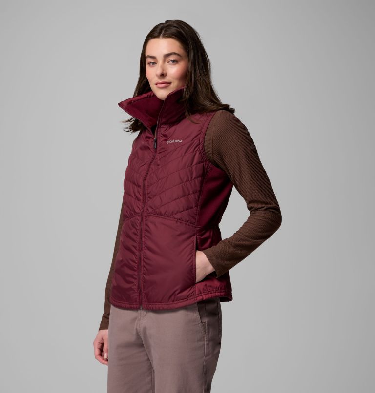 Women's Mix It Around Vest III, Color: Rich Wine, image 4