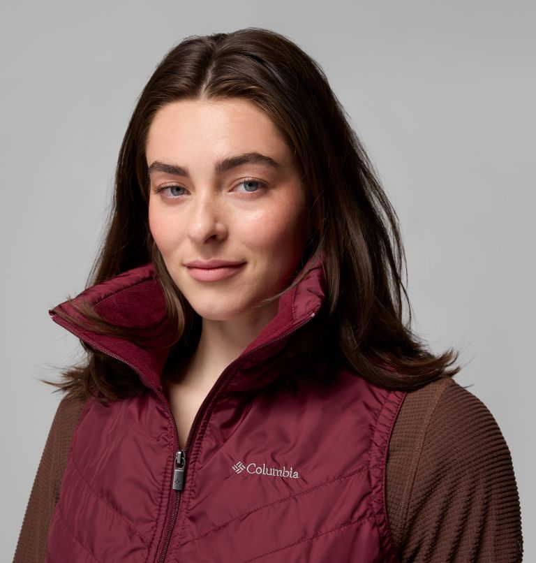 Women's Mix It Around Vest III, Color: Rich Wine, image 5