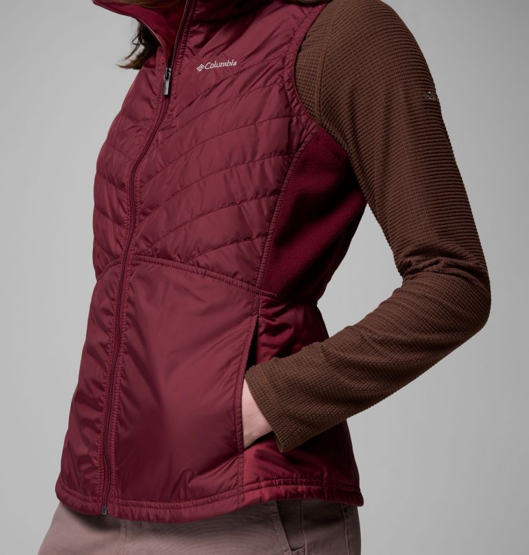 Women's Mix It Around Vest III, Color: Rich Wine, image 6