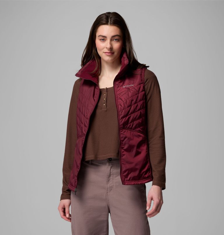 Women's Mix It Around Vest III, Color: Rich Wine, image 7