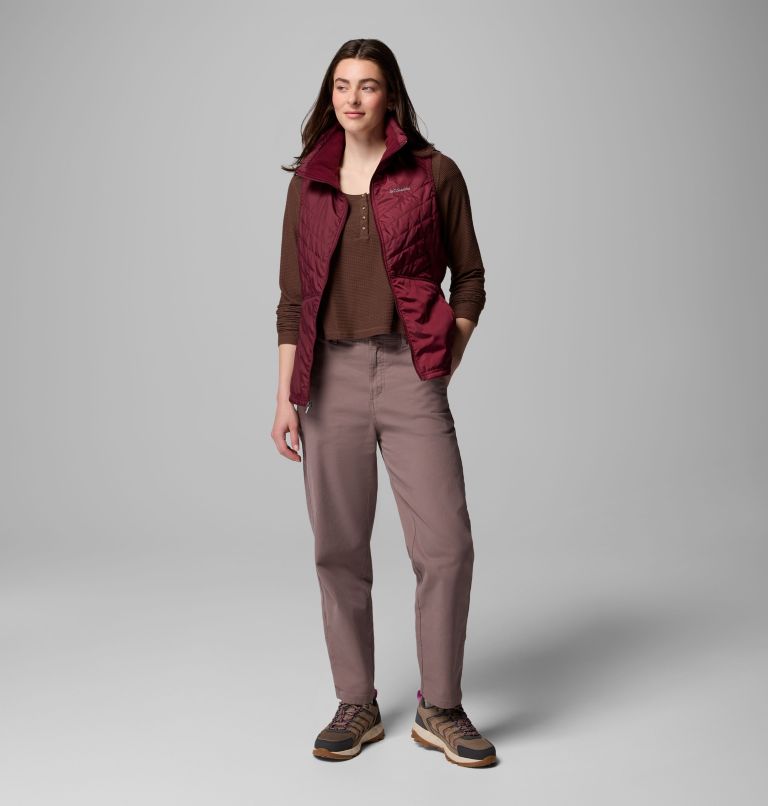 Women's Mix It Around Vest III, Color: Rich Wine, image 2