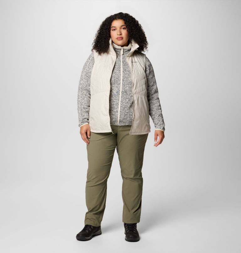 Women's Mix It Around Vest III - Plus Size, Color: Dark Stone, image 3