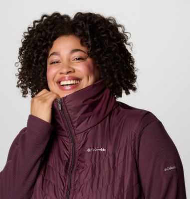 Gilet Columbia Mix It Around III Pour Femme - Coupe Active, Imperméable Léger, Polaire Douce - Taille étendue - 3