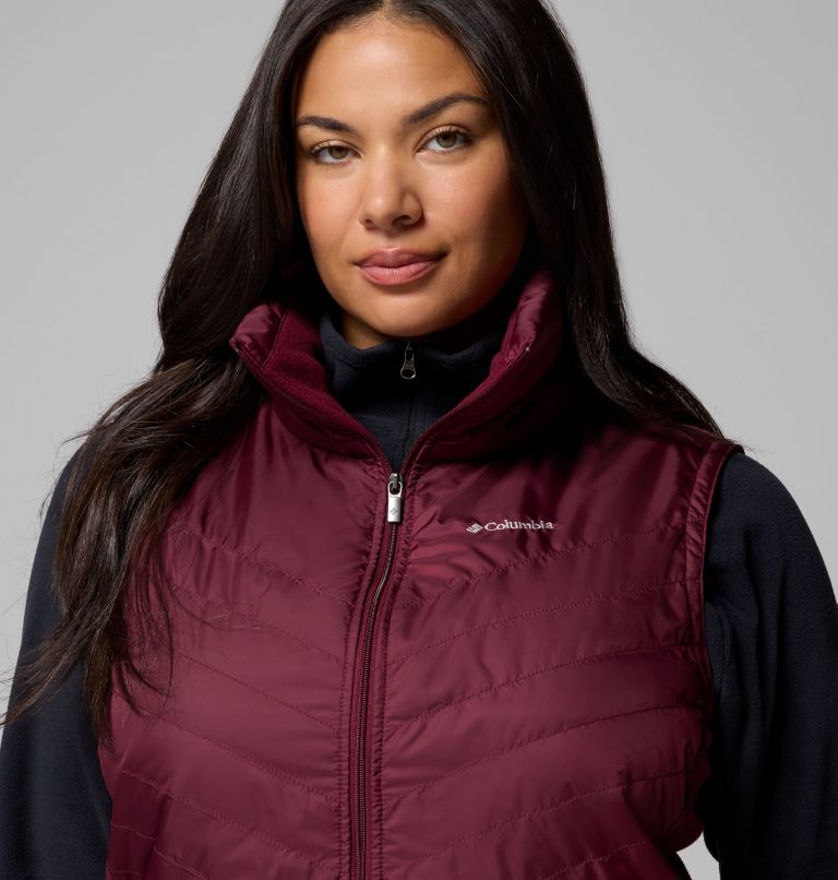 Women's Mix It Around Vest III - Plus Size, Color: Rich Wine, image 6