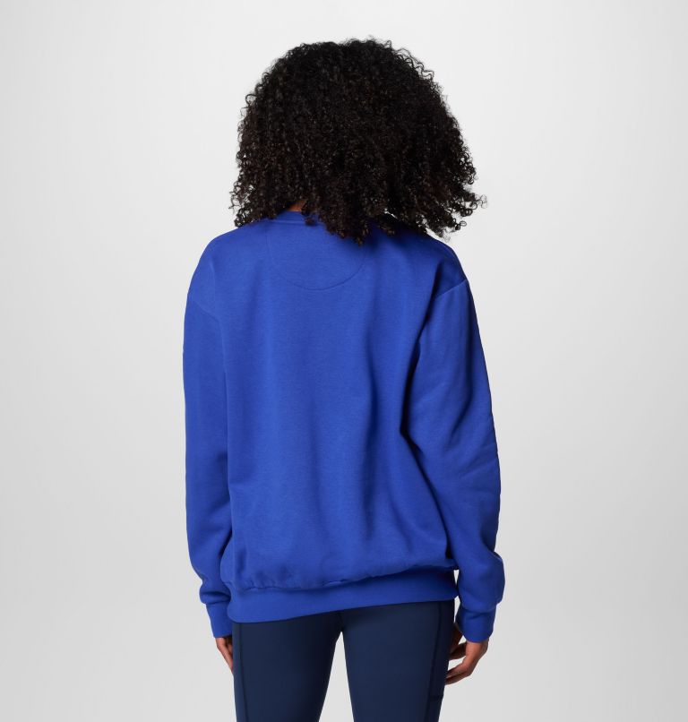 Women's Hart Mountain III Graphic Sweatshirt, Color: Clematis Blue, Treehome, image 2
