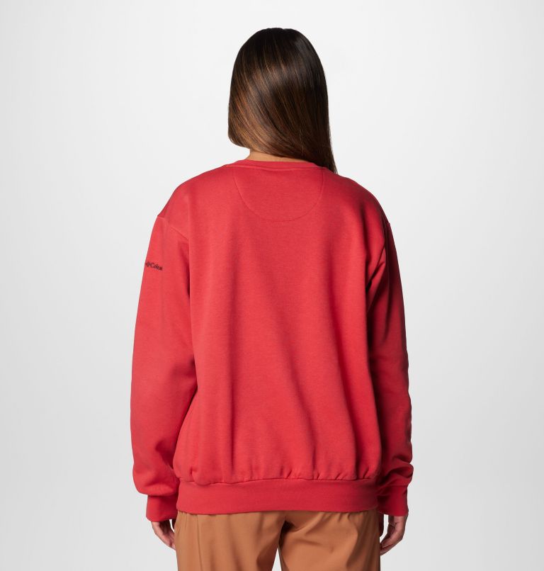 Women's Hart Mountain III Graphic Sweatshirt, Color: Daredevil, Treehome, image 2