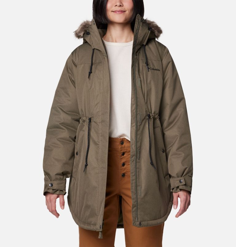 Women's Suttle Mountain II Parka, Color: Stone Green, image 7