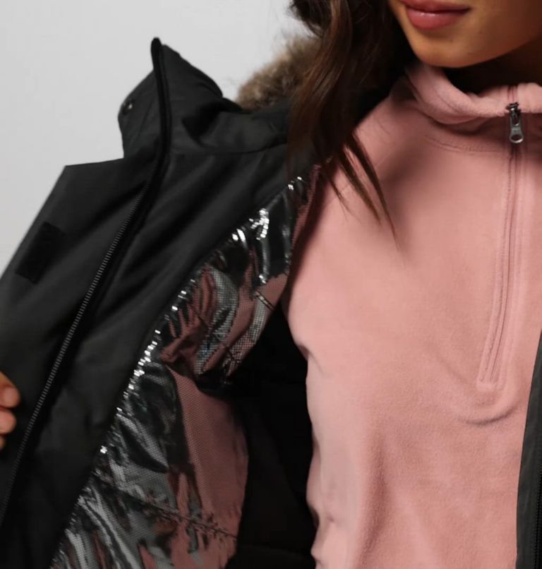 Suttle Mountain III isolierte Jacke mit Kapuze für Frauen, Color: Black