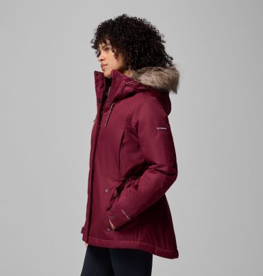 Women's Suttle Mountain III Hooded Insulated Jacket, Color: Rich Wine, image 4