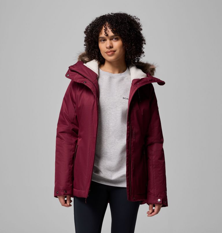 Women's Suttle Mountain III Insulated Jacket, Color: Rich Wine, image 5