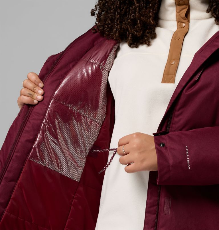 Women's Suttle Mountain III Insulated Jacket - Plus Size, Color: Rich Wine, image 7