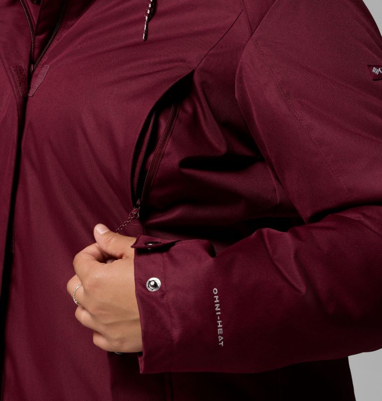 Women's Suttle Mountain III Insulated Jacket - Plus Size, Color: Rich Wine, image 9