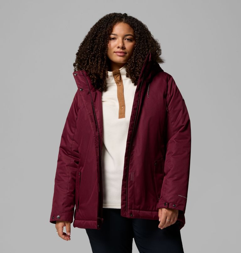 Women's Suttle Mountain III Insulated Jacket - Plus Size, Color: Rich Wine, image 1