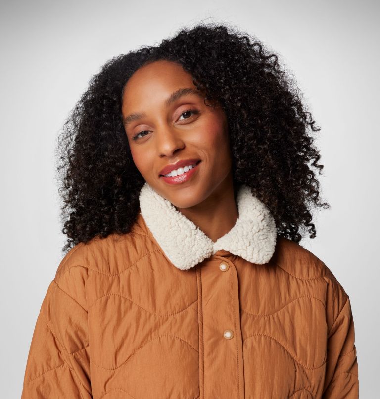 Women's Birchwood II Quilted Jacket, Color: Camel Brown, image 5