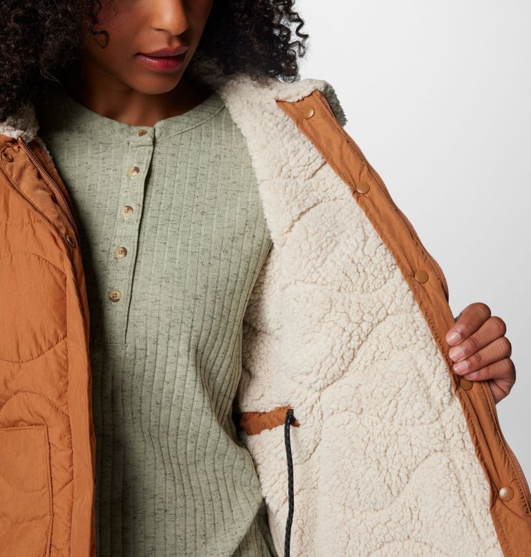 Women's Birchwood II Quilted Jacket, Color: Camel Brown, image 6