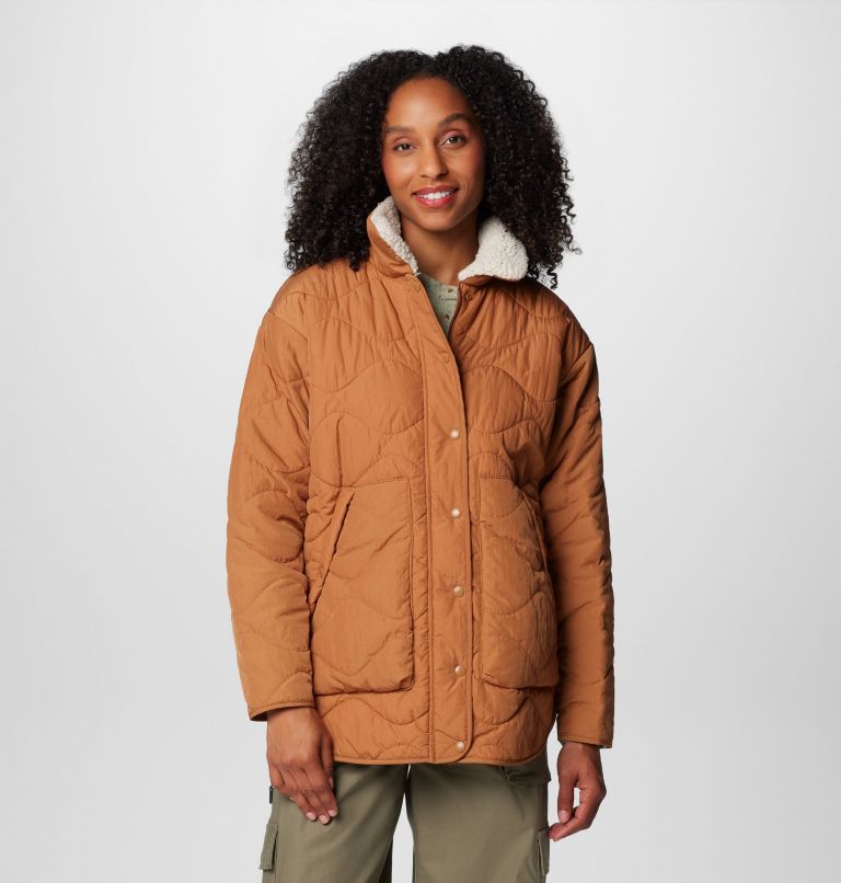 Women's Birchwood II Quilted Jacket, Color: Camel Brown, image 1