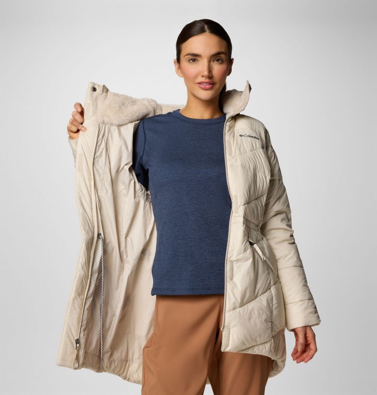 Manteau mi-long isolé Peak to Park III pour femmes, Color: Dark Stone Gunmetal, image 6
